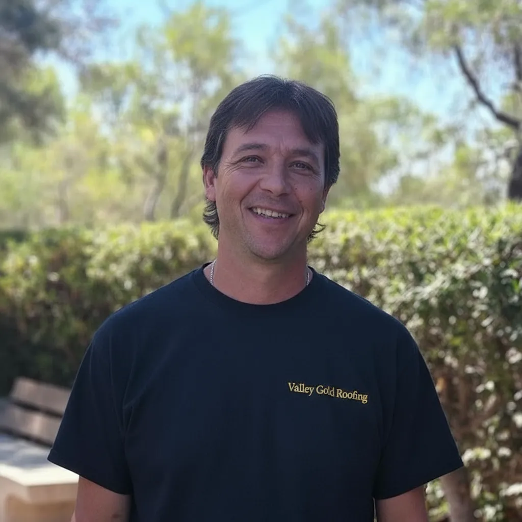 Theodore Blake, owner of Valley Gold Roofing services